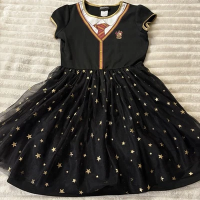 Niñas Vestido Informal Harry Potter Hermione Gryffindor Halloween Uniforme Talla 10-12 Foto 1 de 4