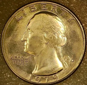 🔥 BU TONED GEM!!! 1979-D WASHINGTON QUARTER DDO (SEE EAR) DDR W/ RPM VARIETY - Picture 1 of 16