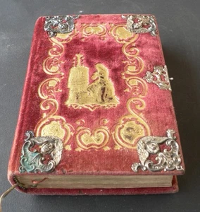 Libro di preghiere "Gebetbuch der heiligen Mechtildis und Gertrudis" - 1859 - Foto 1 di 24
