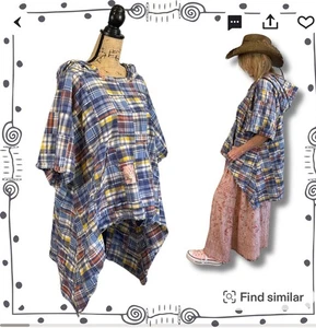 Preppy Grunge Hoodie Madras Sweatshirt Magnolia Pearl Style - Bild 1 von 13