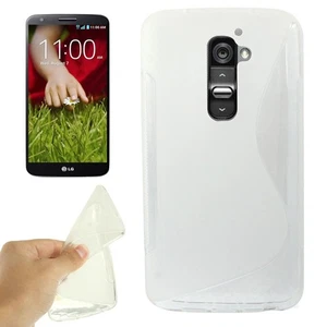 Custodia Per Smartphone TPU Per LG OPTIMUS G2 Trasparente - Foto 1 di 3
