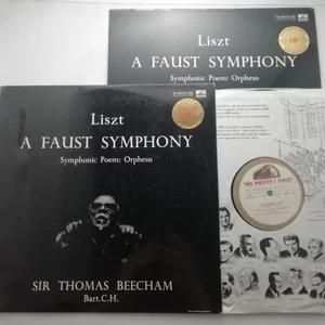 EMI 2 LP set ASD 317-8 W/G: Liszt - A Faust Symphony / Orpheus / Beecham - Picture 1 of 5