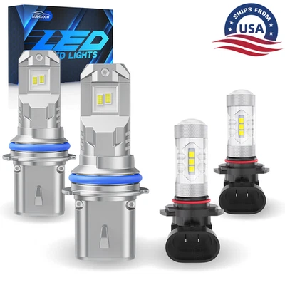 Kit de faros LED + bombillas antiniebla para Chrysler Sebring 1996-2003 2006 totalmente nuevo Foto 1 de 4