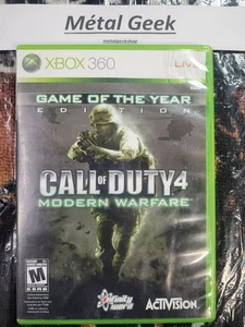 Call of Duty 4 Modern Warfare Xbox 360 CIB EN/FR/ESP Tested Free Shipping in CAD - Picture 1 of 4
