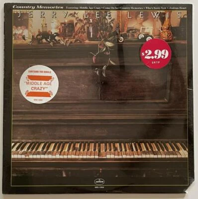 Jerry Lee Lewis Country Memories LP SEALED NOS Mercury (1977) - Image 1 of 3