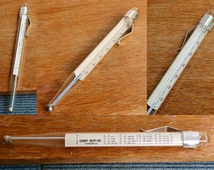 Einmachthermometer Stock-Thermometer Candy-Deep Fry Thermometer bis 200°C/400°F - Bild 1 von 13