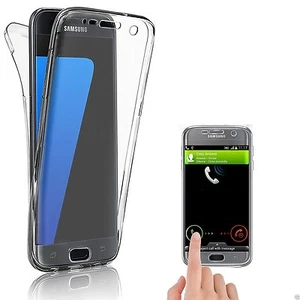 Pour Samsung Galaxy S7 Coque Gel avant + Arrière 360 Protection INTEGRAL - Zdjęcie 1 z 4