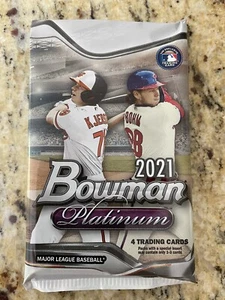 2021 Bowman Platinum MLB Baseball Cards Blaster Box SEALED PACK - Bild 1 von 2