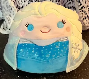 Squishamallows DISNEY Frozen ELSA blau Plüsch Prinzessin Puppe - Bild 1 von 6