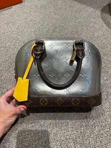 Silver and Monogrammed Louis Vuitton Alma BB bag- Limited Edition - Picture 1 of 9
