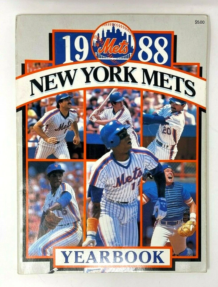 New York Mets Official Yearbook 1988 Shea Stadiums 25th Anniversary  - Image 1 of 1
