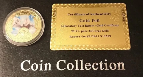 ULTRAMAN 24K GOLD COIN 55TH ANNIVERSARY WITH CERTIFICATE OF AUTHENTICITY! Cover
