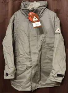 Bulwark FR JLP8GYC Heavyweight Insulated 4XL-RG Parka Grey Flame Resistant  - Picture 1 of 8