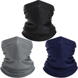 Neck Gaiter Balaclava Face Mask Cooler Sun Protection Scarf Cooling Gator Shield - Picture 1 of 20