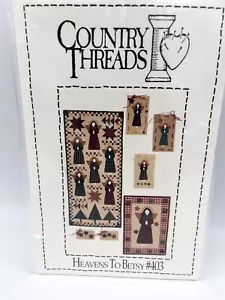 Quilt Pattern Template Angles Quilting Heaven To Betsy Country Threads Vtg Craft - Picture 1 of 5