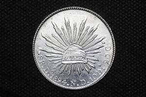 Mexico - Republic 1894 Do ND 8 Reales Silver Coin ( Weight : 26.97 g ) C50 - Picture 1 of 13