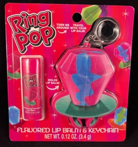 Ring Pop Lip Balm & Keychain Holder Set - Strawberry - 0.12 oz (3.4 g) - Picture 1 of 4
