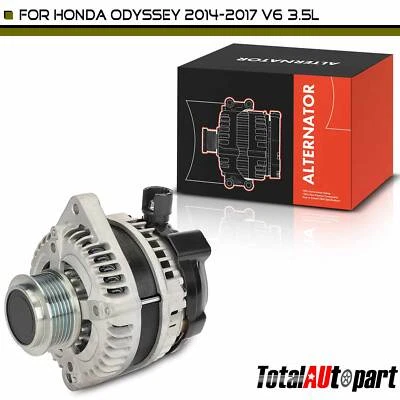 Новый генератор переменного тока для Honda Odyssey 14-17 3,5 л 130 А 12 В CW 6-канавочный шкив муфты - Изображение 1 из 4