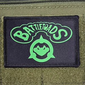 Battletoads Patch Meme Tattico Morale Esercito Militare USA Bandiera Gancio e Anello 3x2 - Foto 1 di 8