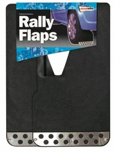 Black Car Performance Sport Race Rally Style Splash Protection Mudflap Mud Flaps - Picture 1 of 2