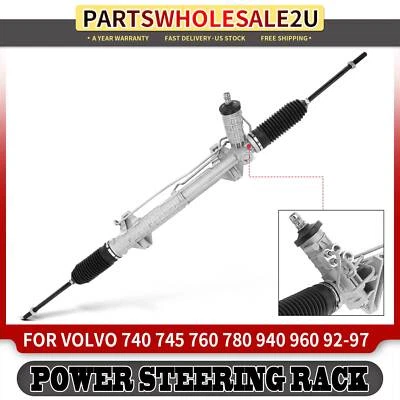 Conjunto de cremallera y piñón de dirección asistida para Volvo 740 745 760 780 con potencia hidráulica Foto 1 de 4