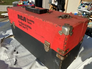 Vintage RCA toolbox, "Knickerbocker box"  FULL of trademen's tools. - Picture 1 of 11