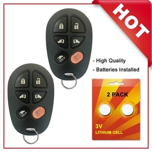 2 For 2004 2005 2006 2007 2008 Toyota Sienna Keyless Entry Remote Key Fob - Picture 1 of 1