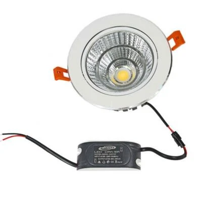 UNIVERSO Faretto incasso led cob 7 watt luce bianca 6500k calda 3000k naturale 4000k 7w