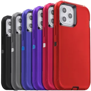 Shockproof Case For iPhone 16 15 14 13 12 11 Pro Max XR X 8 7 Plus SE Heavy Duty - Picture 1 of 15