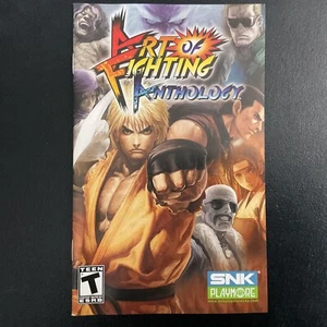 Art of Fighting Anthology PS2 PlayStation 2 solo manuale istruzioni - Foto 1 di 2