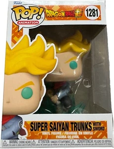 FUNKO POP! 1281 ANIMATION DRAGON BALL SUPER SAIYAN TRUNKS W/ SWORD VINYL FIGURE - Picture 1 of 2