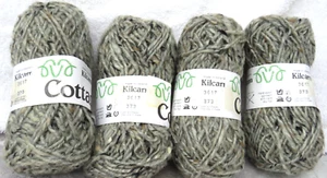 Kilcarra Cottage reine Schurwolle Garn grau + #3617 Farbe 373 Made in Ireland - Bild 1 von 4
