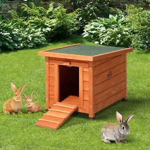 Alopet Cube Rabbit Hutch Wooden Cage Chicken Coop House Enclosure Outdoor Indoor - Picture 1 of 7
