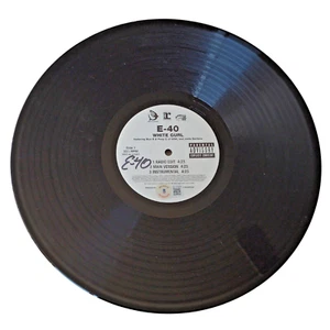 E-40 Signed Vinyl 12" White Gurl / Just F*in Single Rap Album Beckett BAS Cert - Picture 1 of 6