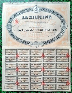 Dépt 22 - Saint Brieuc - Déco Rare La Silicine Matériaux de Construction de 1914 - Picture 1 of 2