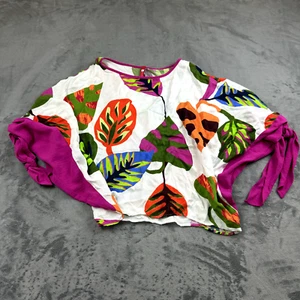 IC by Connie K Damen Top Größe XS Viskose bunt Oversized Resort Boho Vaca - Bild 1 von 10