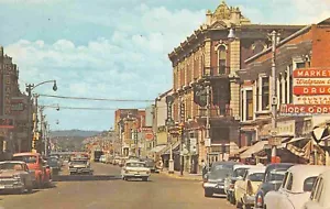 Main Street Cars Walgreen Drug Store Trinidad Colorado 1960c postcard - Picture 1 of 2