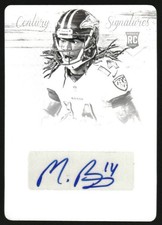 2013 National Treasures Printing Plate Black Marlon Brown RC Auto 1/1