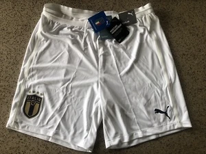 Italy 20/21 Player Issue Puma Third Soccer Football Shorts NWT FIGC Italia XL - Picture 1 of 7