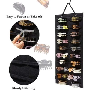 Large Capacity Hair Clips Storage Hanger Hair Bows Holder Hair Bows Organizer - Picture 1 of 6