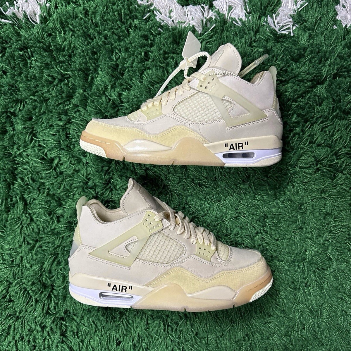 Jordan 4 SP x Off-White Mid Sail W for sale | eBay Jordan 4 SP x Off-White Mid Sail W for sale | eBay