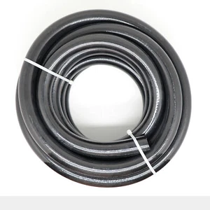 AN6 PUSH LOCK FUEL HOSE 20FT / NYLON BRAIDED E85 OIL AN6 / PUSH ON LOC FITTINGS - Foto 1 di 10