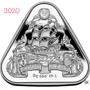 2020 Zuytdorp Shipwreck 1 oz Silver Coin - Picture 1 of 7