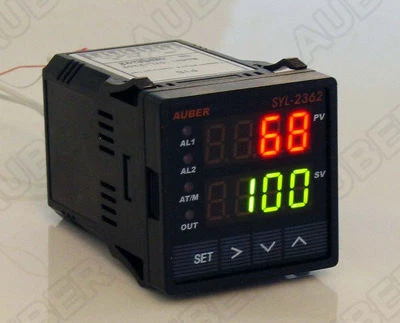 AUBER INSTRUMENTS 1/16 DIN UNIVERSAL PID TEMPERATURE CONTROLLER 12-30V DC PWR