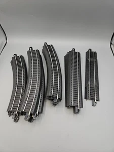 Scala HO BACHMANN E-Z binario nero 17 pezzi curva terminale dritto Rerailer - Foto 1 di 6
