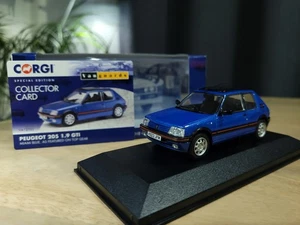 Corgi Vanguards VA12702 Peugeot 205 1.9 GTi Miami Blue Special Edition New. Rare - Picture 1 of 14