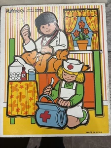 VINTAGE PLAYSKOOL 1980 Puzzles - Picture 1 of 4