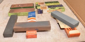 5 sharpening stone King 1000, 1200 Japan whet stone carborundum 110 & more lot - Picture 1 of 8
