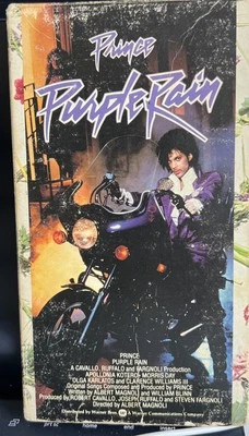 PRINCE Purple Rain USA VHS Cassette USED VG WHEN DOVES CRY 1984 I WOULD DIE 4 U Foto 1 de 3