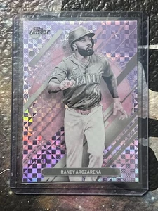 🔥2025 Topps Finest Raro Randy Arozarena #238 Pearl Checkerboard Refractor /30🔥 - Imagen 1 de 3